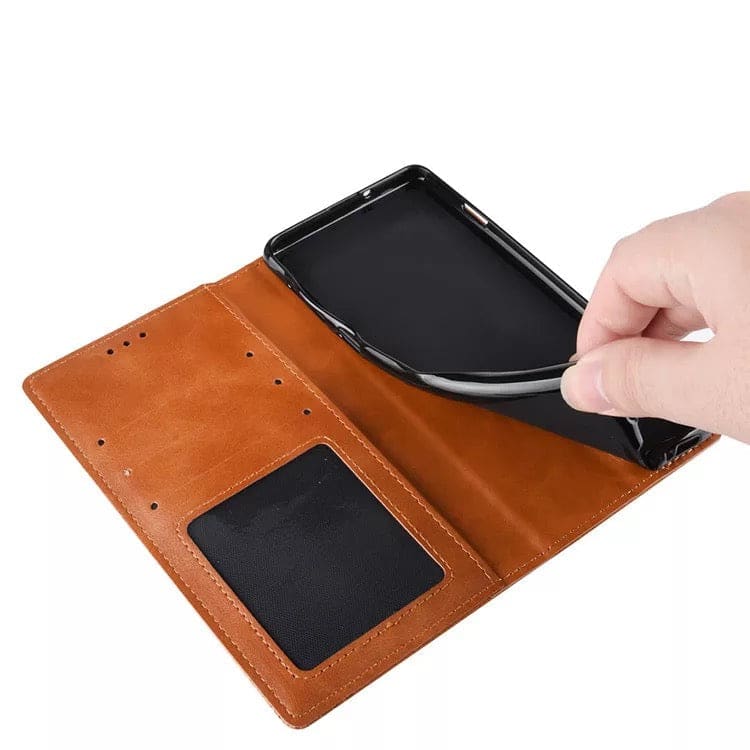 Wallet Case for Samsung Galaxy Xcover Pro (Brown) 9eight5