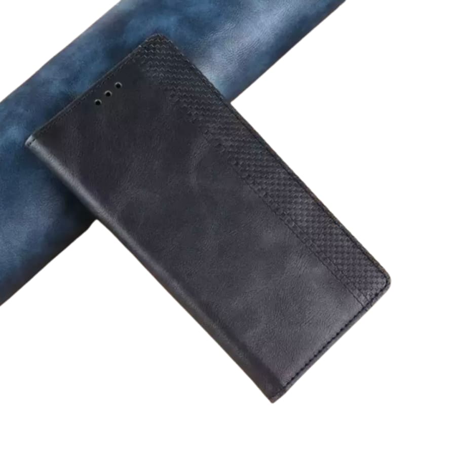 Grey Samsung Galaxy Xcover Pro wallet case by 9eight5 with card slots and protective cover for smartphone.
