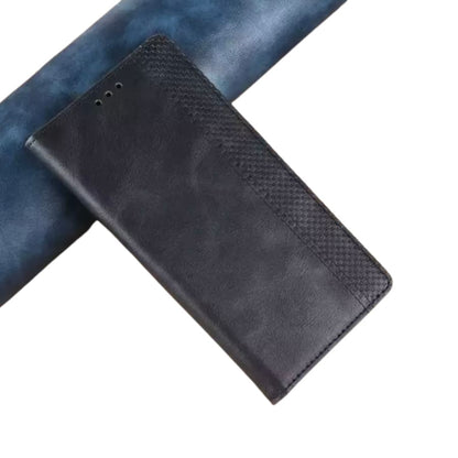 Grey Samsung Galaxy Xcover Pro wallet case by 9eight5 with card slots and protective cover for smartphone.