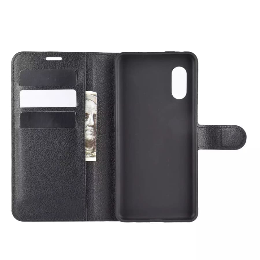 Wallet Case for Samsung Galaxy Xcover Pro (Black) 9eight5