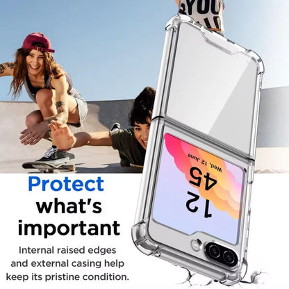 Case for Samsung Galaxy Z Flip 6 (Clear) 9eight5