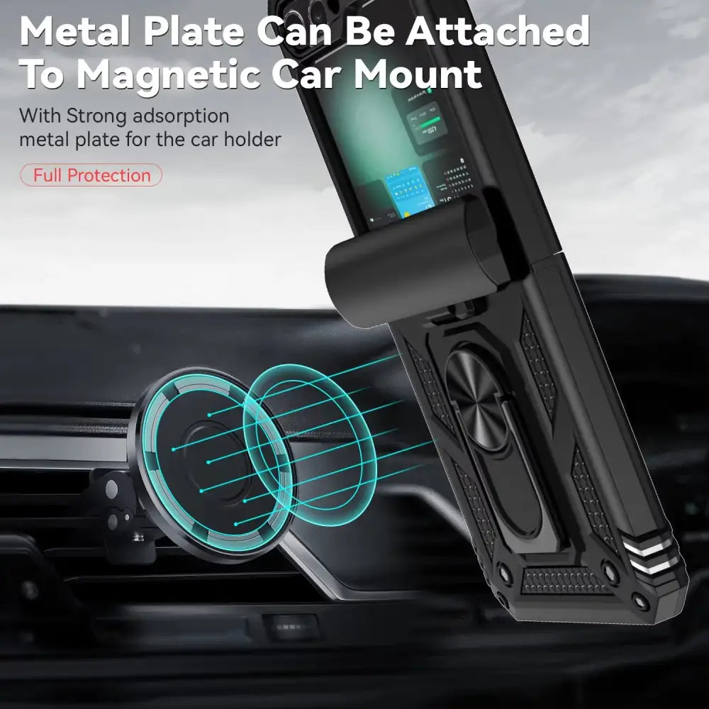 Samsung Galaxy Z Flip7 Phone Case with Ring Bracket (8 colours available) Habicare