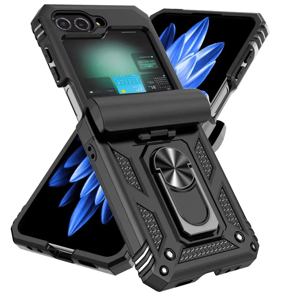Samsung Galaxy Z Flip7 Phone Case with Ring Bracket (8 colours available) Habicare