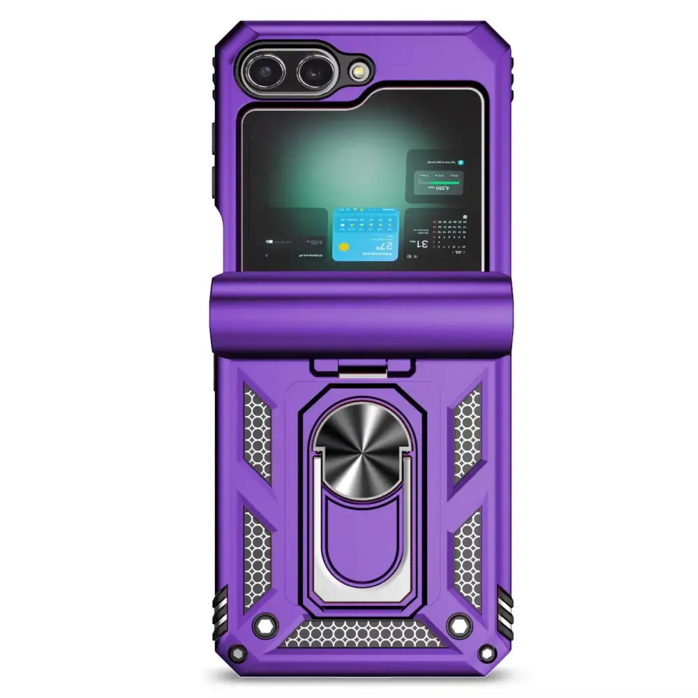 Samsung Galaxy Z Flip7 Phone Case with Ring Bracket (8 colours available) Habicare
