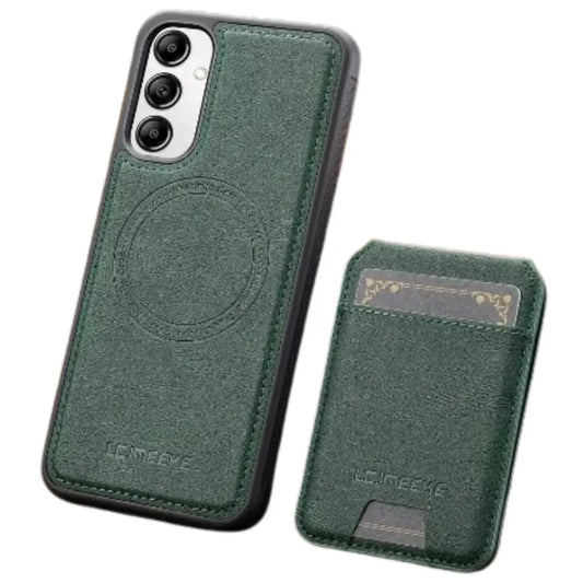 Magsafe Wallet Case for Samsung S/A Series 2-in-1 (Green) Habicare