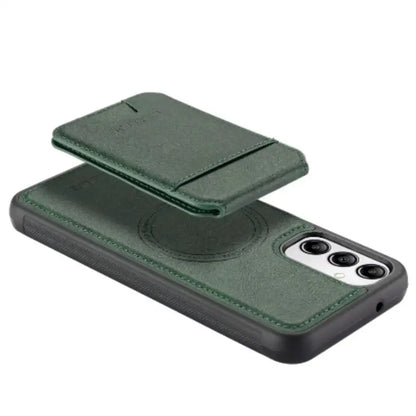 Magsafe Wallet Case for Samsung S/A Series 2-in-1 (Green) Habicare