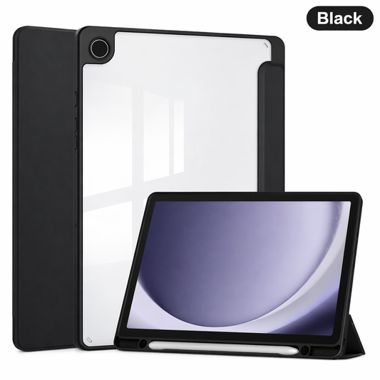 Samsung Galaxy Tab A9 Clear Back Acrylic Case – Transparent Slim Shockproof Cover techplus