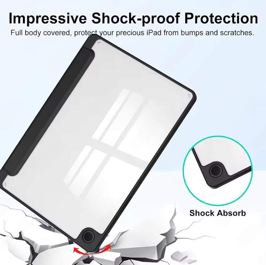Samsung Galaxy Tab A11 Clear Back Acrylic Case – Transparent Slim Shockproof Cover NZ techplus