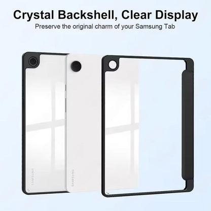 Samsung Galaxy Tab A9 Clear Back Acrylic Case – Transparent Slim Shockproof Cover techplus