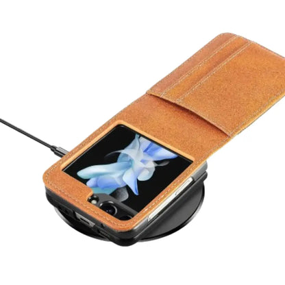 Leather Bag Case for Samsung Z Flip Series Habicare