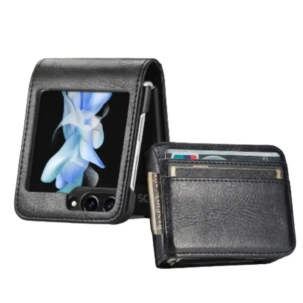 Leather Bag Case for Samsung Z Flip Series Habicare