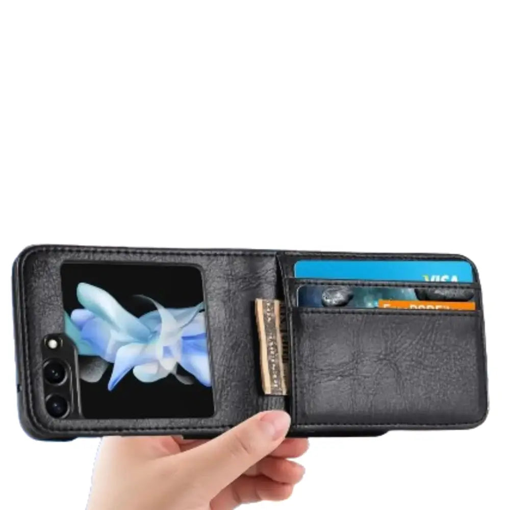 Leather Bag Case for Samsung Z Flip Series Habicare