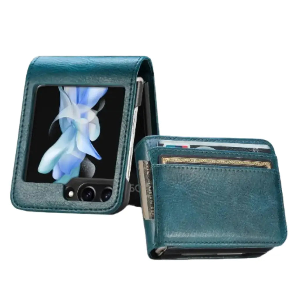 Leather Bag Case for Samsung Z Flip Series Habicare