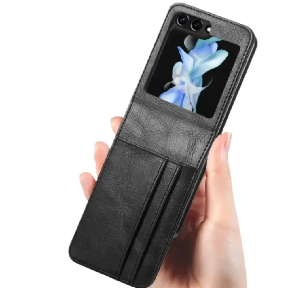 Leather Bag Case for Samsung Z Flip Series Habicare