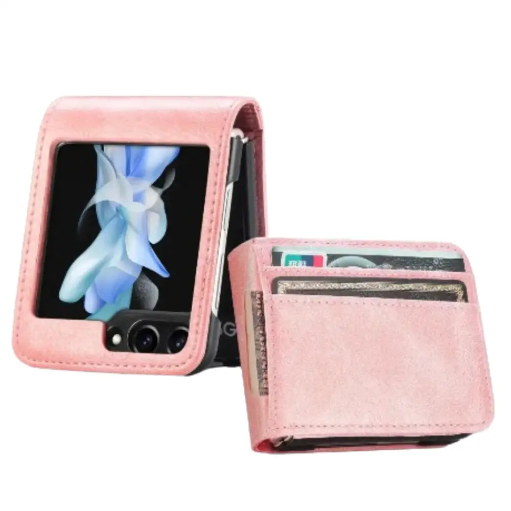 Leather Bag Case for Samsung Z Flip Series Habicare