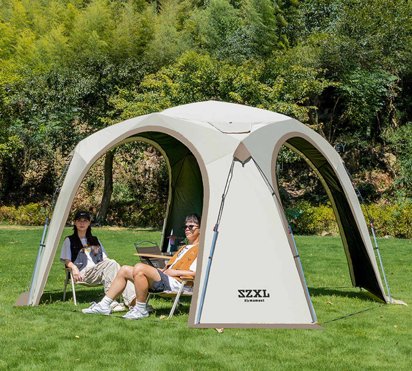 Automatic Dome Canopy & Tent – Includes 4 Side Walls and 1 Groundsheet ECOTREK
