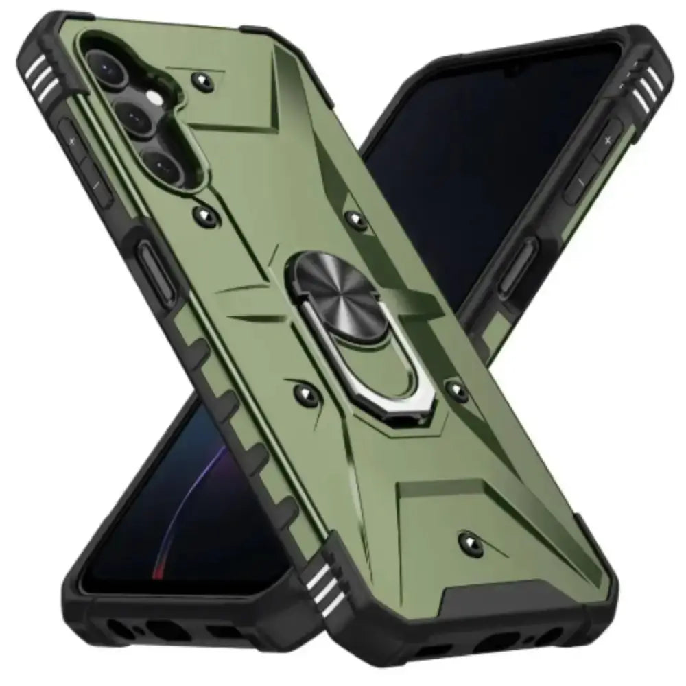 Shockproof Armor Case for Samsung Galaxy A & S Series (Green) Habicare