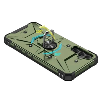 Shockproof Armor Case for Samsung Galaxy A & S Series (Green) Habicare