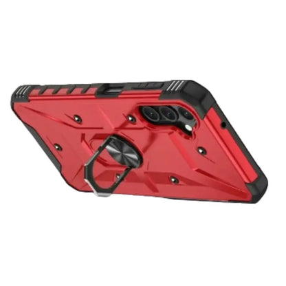 Shockproof Armor Case for Samsung Galaxy A & S Series (Red) Habicare