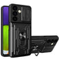 Shockproof Card Slot Case for Samsung Galaxy Note & S Series (Black) Habicare
