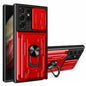Shockproof Card Slot Case for Samsung Galaxy Note & S Series (Red) Habicare