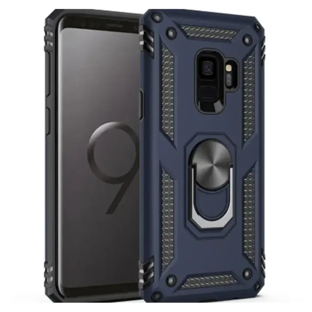 Shockproof Ring Holder Case for Samsung Galaxy Series (Navy) Habicare