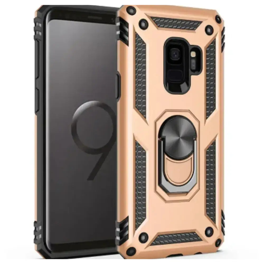Shockproof Ring Holder Case for Samsung Galaxy Series (Gold) Habicare