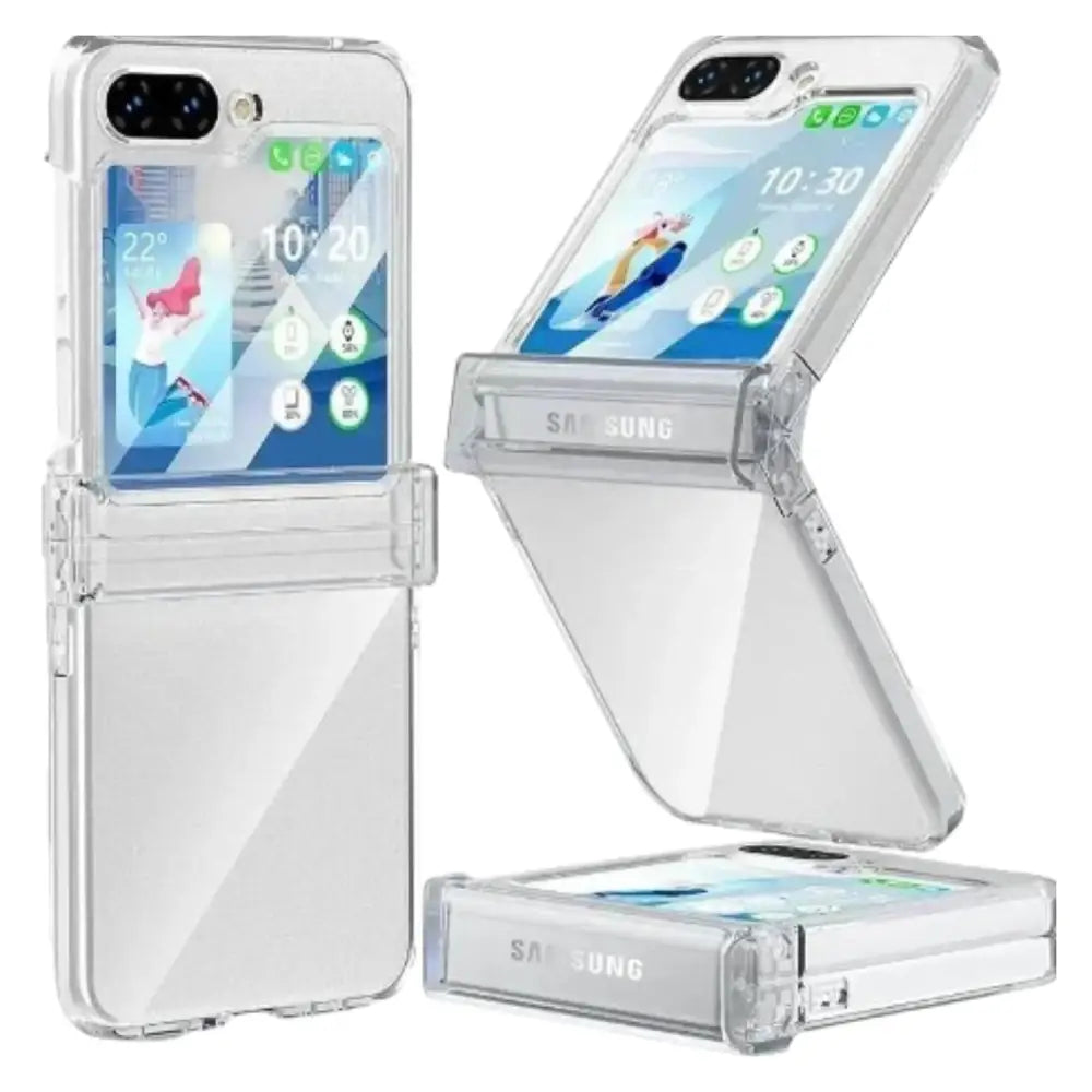 Shockproof Transparent Cover for Galaxy Z Flip 5 & 6 Habicare