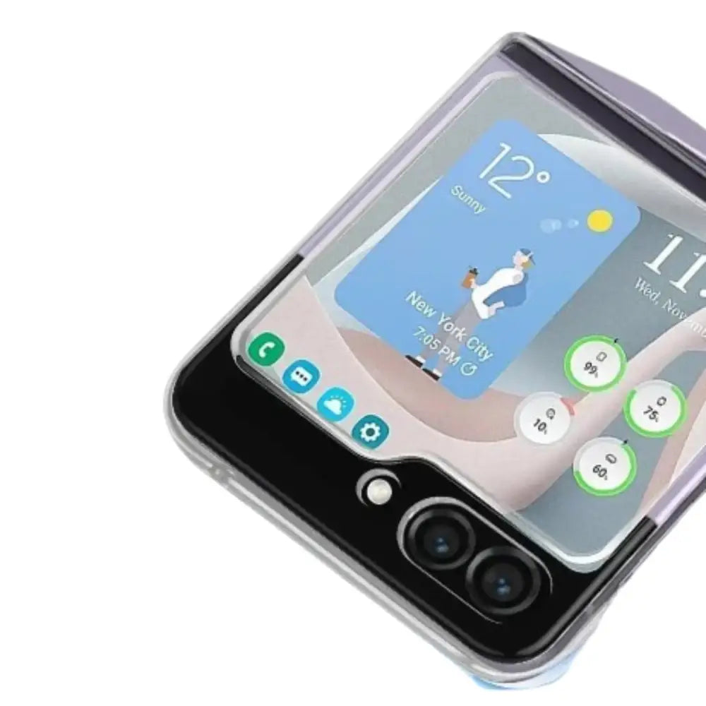 Shockproof Transparent Cover for Galaxy Z Flip 5 & 6 Habicare