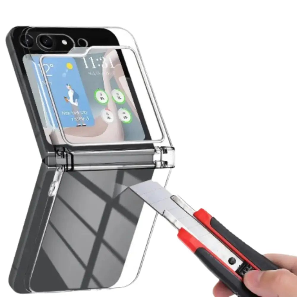 Shockproof Transparent Cover for Galaxy Z Flip 5 & 6 Habicare