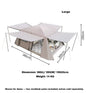 Family Tent Double Layers Waterproof Tent Manual pole setup  PU3000+ LCF01633 ECOTREK
