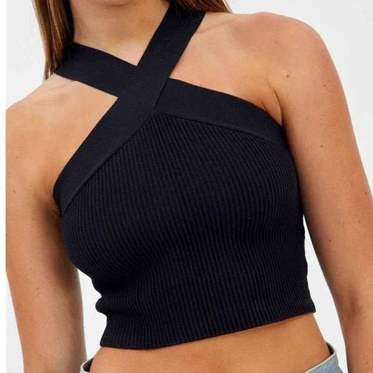 Women's Silhouette Stretch Halter Top