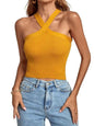 Women's Silhouette Stretch Halter Top
