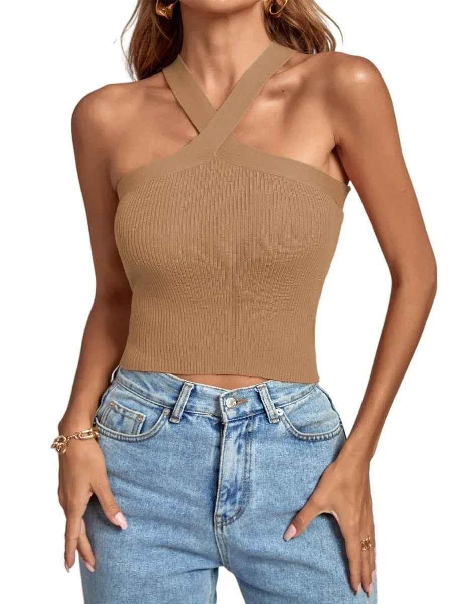 Women's Silhouette Stretch Halter Top