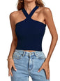 Women's Silhouette Stretch Halter Top