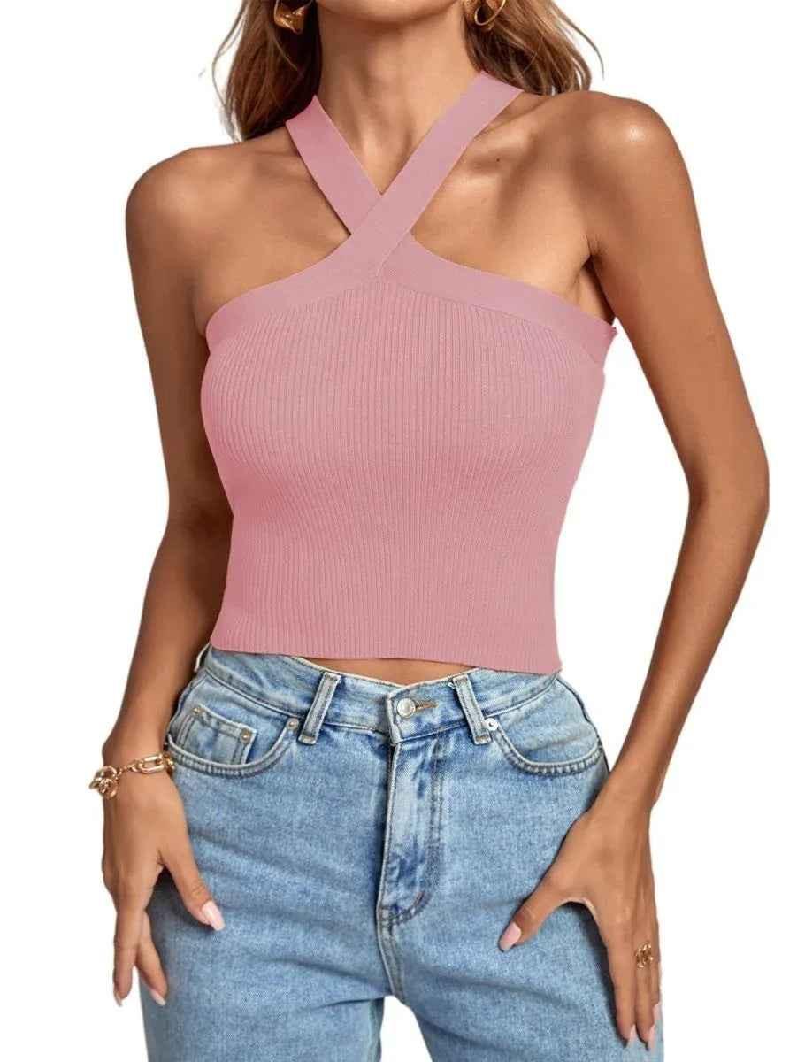 Women's Silhouette Stretch Halter Top
