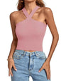 Women's Silhouette Stretch Halter Top