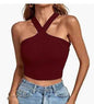 Women's Silhouette Stretch Halter Top
