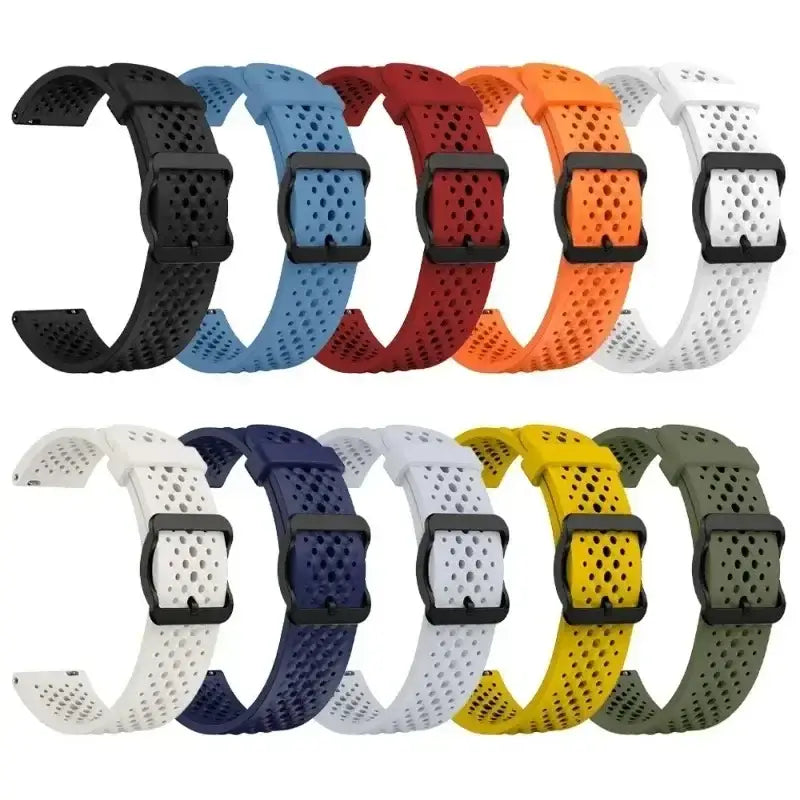 Silicone Strap for the Garmin Forerunner & Venu Series (20mm/22mm) (20 colours available) Habicare