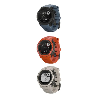 Silicone Strap for the Garmin Instinct 1/2/Esports/Solar Series (22mm) (13 colours available) Habicare