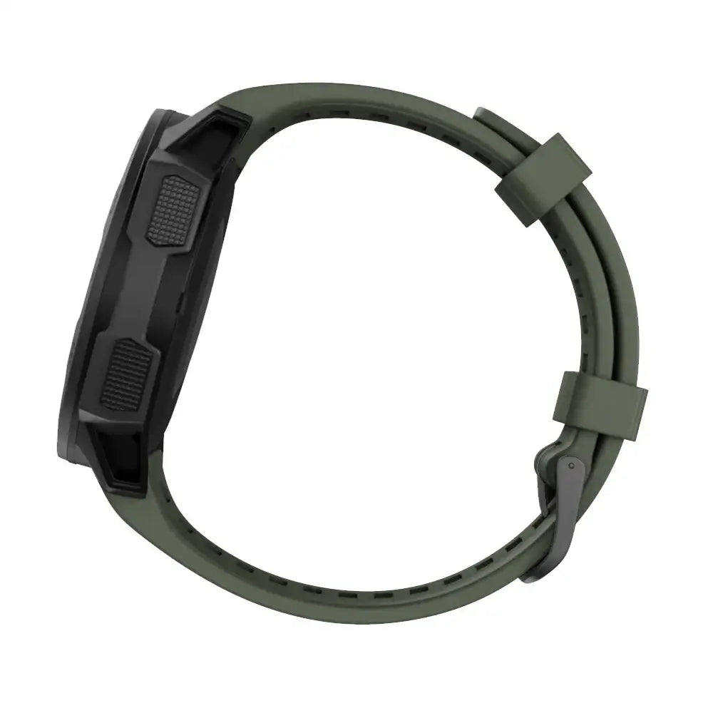 Silicone Strap for the Garmin Instinct 1/2/Esports/Solar Series (22mm) (13 colours available) Habicare