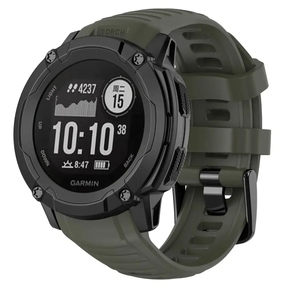 Silicone Strap for the Garmin Instinct 2X Solar Series (available in 4 colours) Habicare