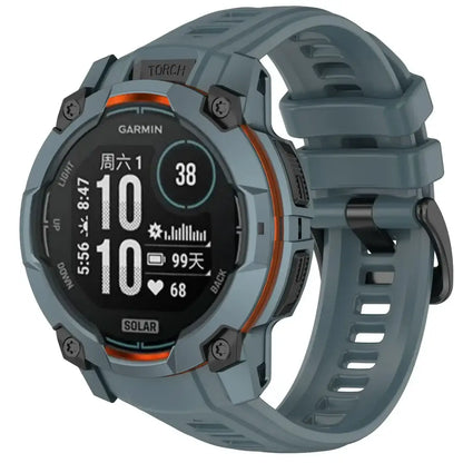 Silicone Strap for the Garmin Instinct 3/3 Solar Series (45 & 50mm) (12 colours available) Habicare