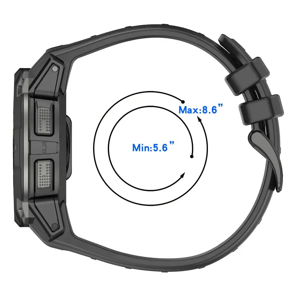Silicone Strap for the Garmin Instinct 3/3 Solar Series (45 & 50mm) (12 colours available) Habicare