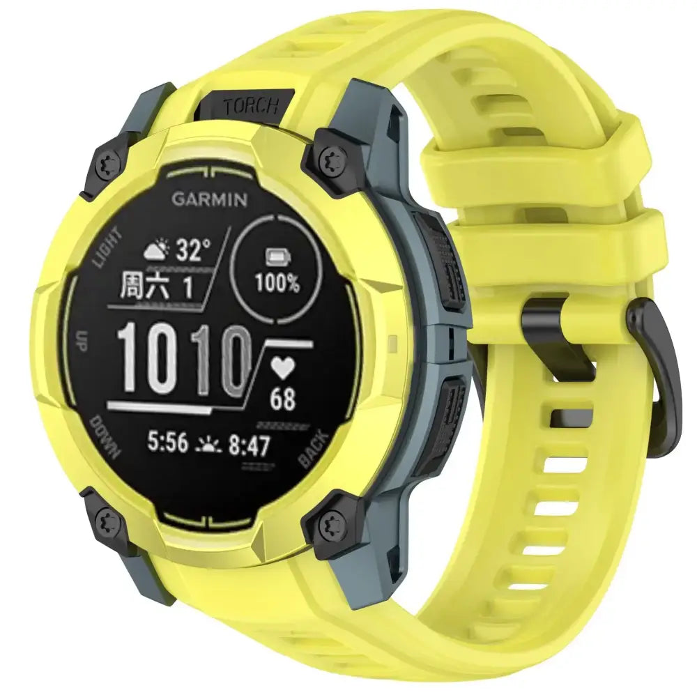 Silicone Strap for the Garmin Instinct 3/3 Solar Series (45 & 50mm) (12 colours available) Habicare