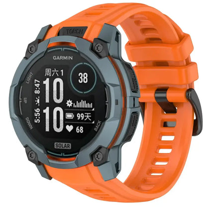 Silicone Strap for the Garmin Instinct 3/3 Solar Series (45 & 50mm) (12 colours available) Habicare