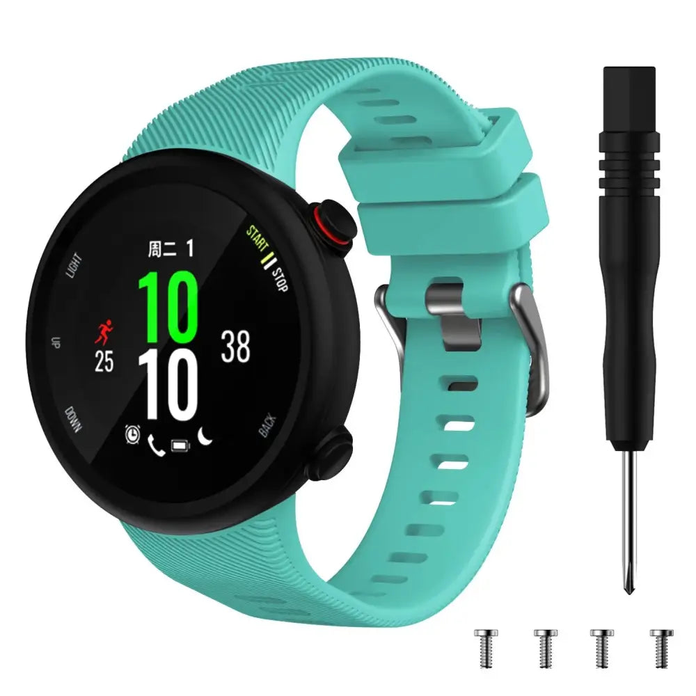 Silicone Strap for the Garmin Swim 2 & Forerunner 45S Series (available in 15 colours) Habicare