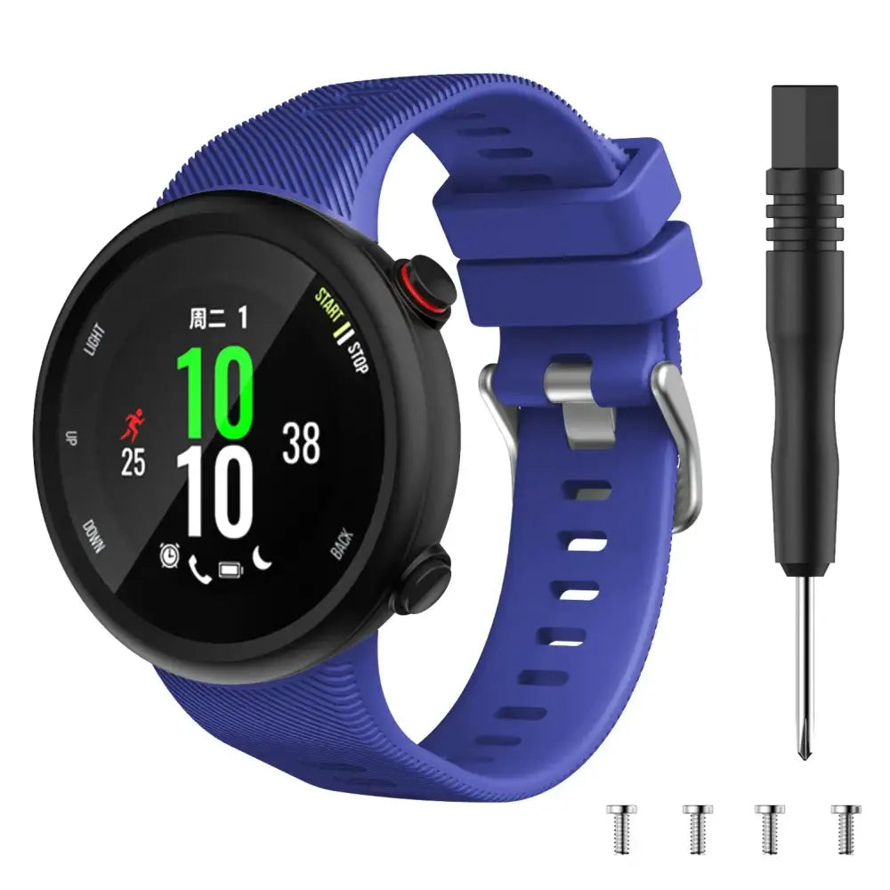 Silicone Strap for the Garmin Swim 2 & Forerunner 45S Series (available in 15 colours) Habicare