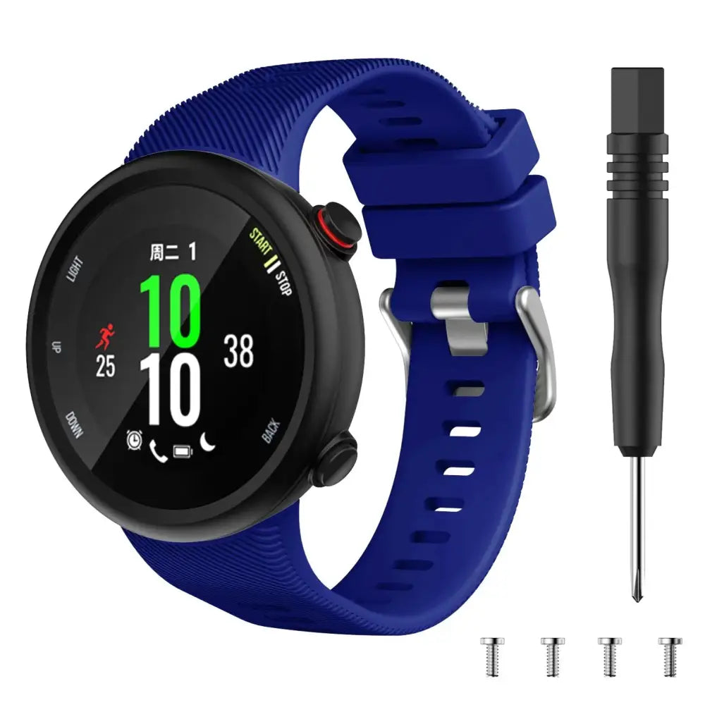 Silicone Strap for the Garmin Swim 2 & Forerunner 45S Series (available in 15 colours) Habicare