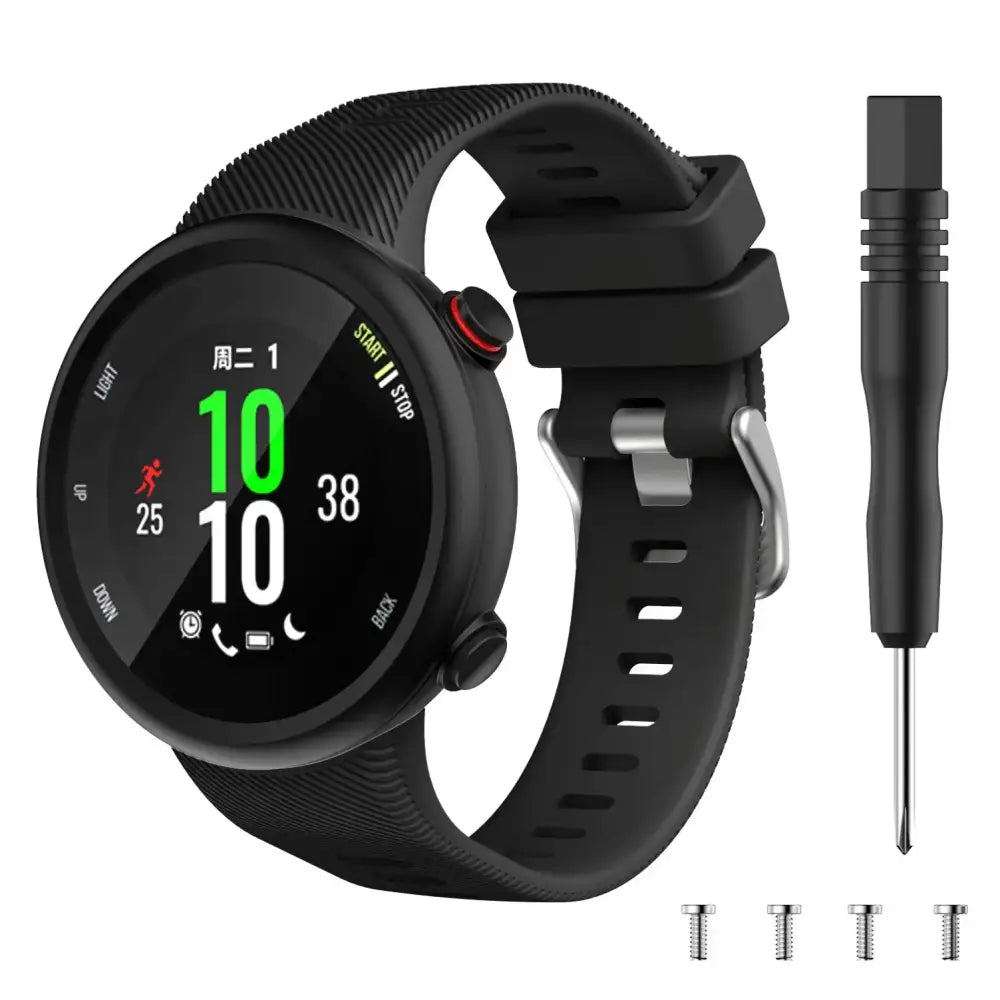 Silicone Strap for the Garmin Swim 2 & Forerunner 45S Series (available in 15 colours) Habicare
